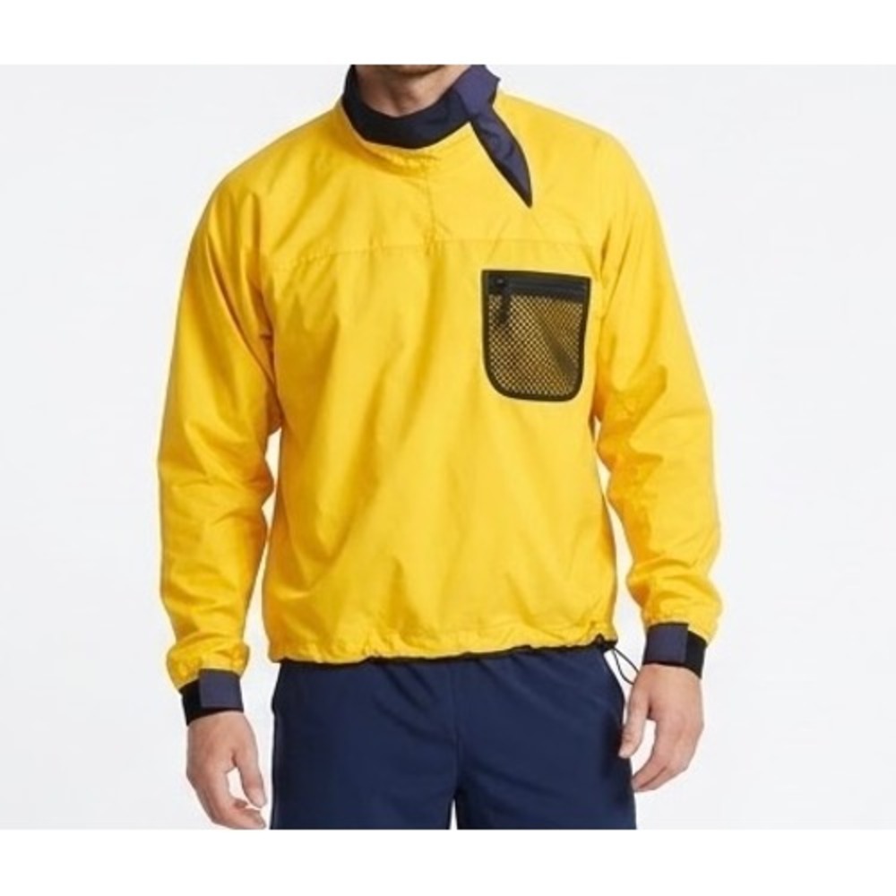PATAGONIA Vintage RARE Double Play Paddling Yellow Blue Windbreaker Jaclet